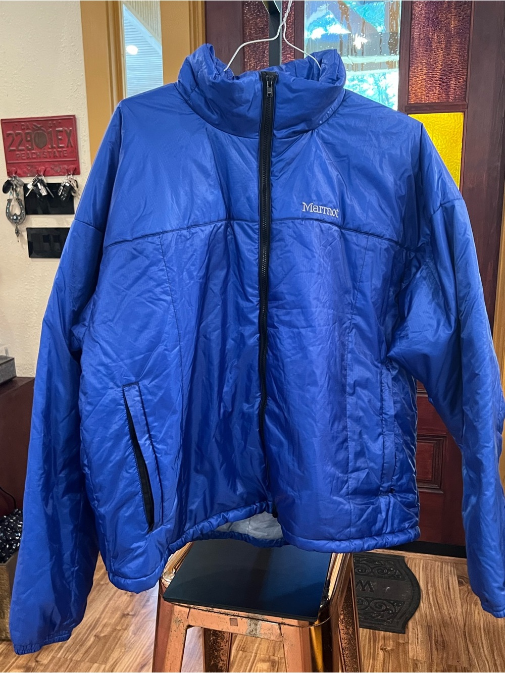 Vintage Marmot Royal Blue Insulated Jacket